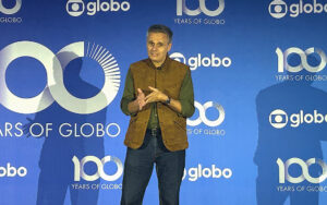 Manuel Belmar de Globo durante en la celebración de los 100 años de Globo en Content Americas
