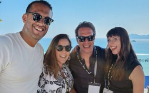 Michael Roca, Carla Dodds, Alberto Pardo, and Mara Fernández